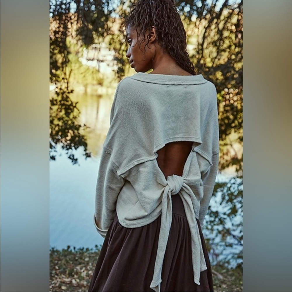 Nwt We the Free Alyria Solid Pullover